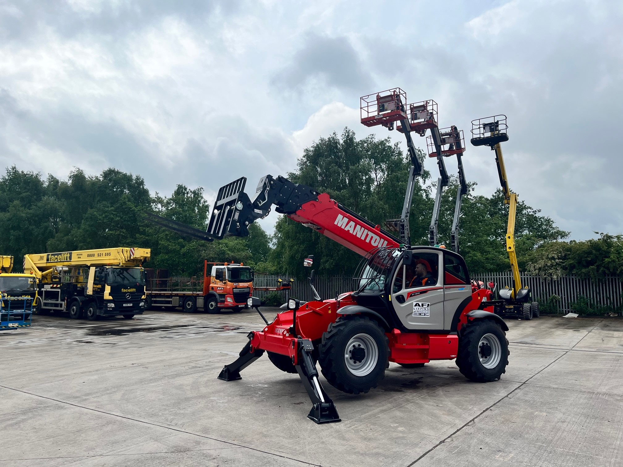 AFI mid range telescopic handlers in stock